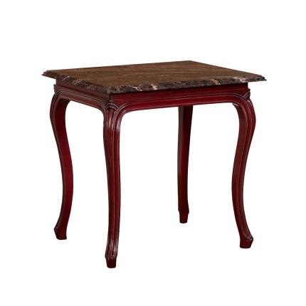 Henri Side Table by Lapa Interior Design – sculptural rattan side table with hourglass shape