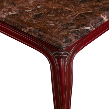 Henri Side Table by Lapa Interior Design – sculptural rattan side table with hourglass shape