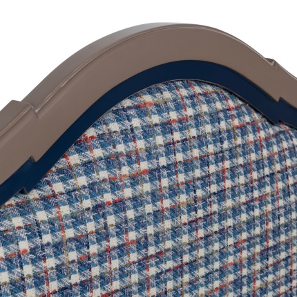 Juliette Bed by Lapa Interior Design – upholstered headboard bed in fabric or leather, king-size