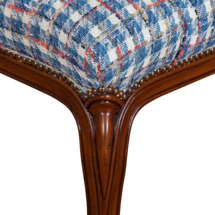 Louis XV Bench III by Lapa Interior Design – compact lacquered bench with carved edges and classic silhouette