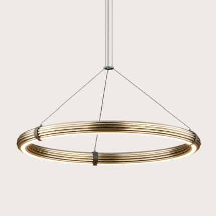 Elli ceiling lamp with sleek metal frame in matte black, featuring an opaline diffuser and adjustable LED lighting.