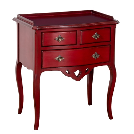 Lara Bedside Table by Lapa Interior Design – modern bedside table with two drawers and curved fronts