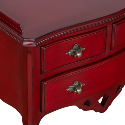 Lara Bedside Table by Lapa Interior Design – modern bedside table with two drawers and curved fronts