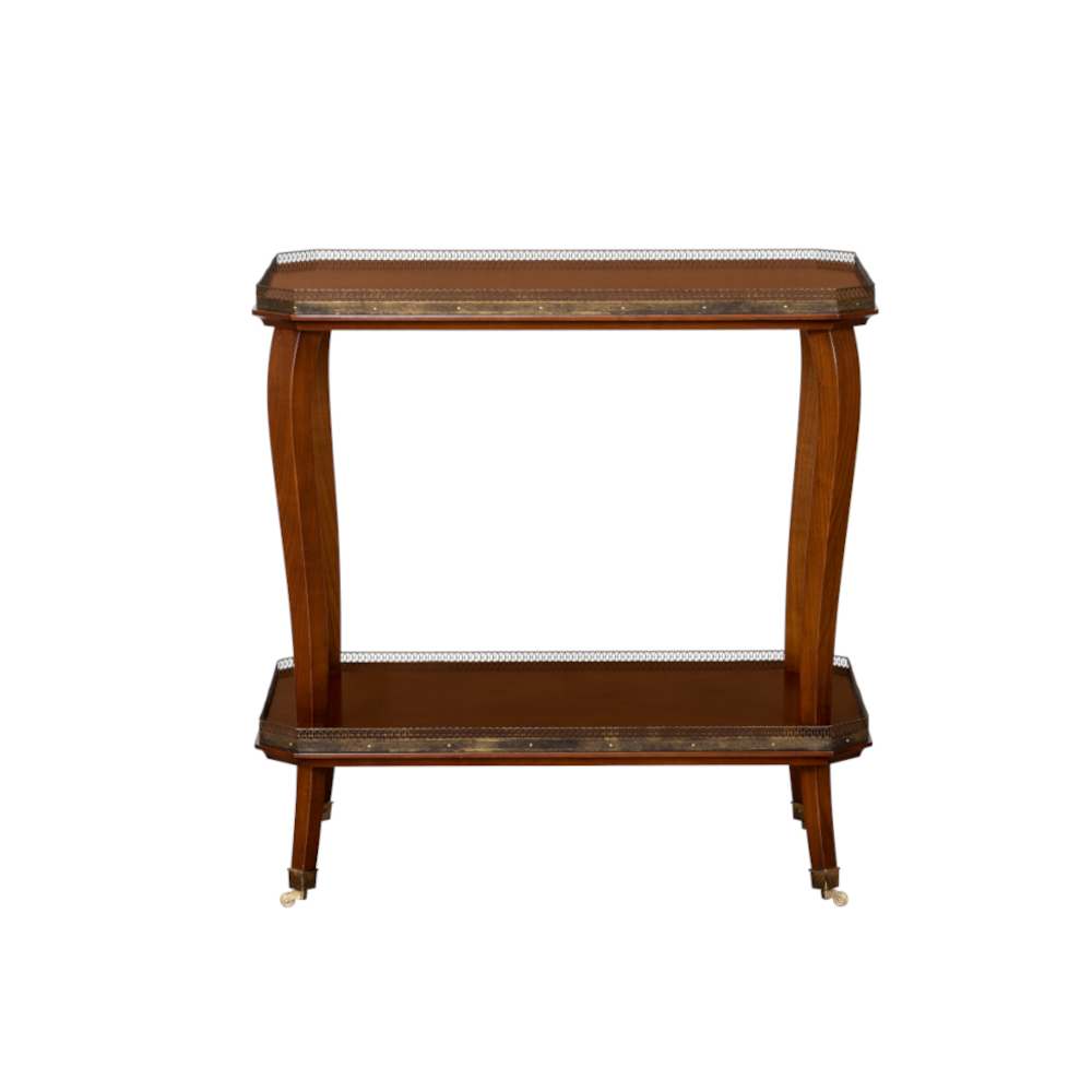 Liberty Trolley by Lapa Interior Design – compact wood trolley in Paris Antiquário finish