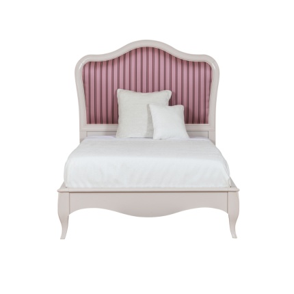 Matisse Bed by Lapa Interior Design – sculpted upholstered bed with curved headboard and clean-lined frame