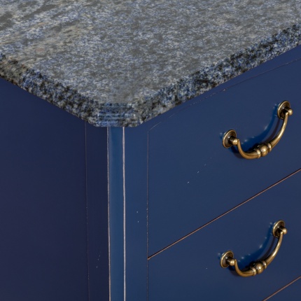 Parati Chest of Drawers in Navy Antique finish by Lapa Interior Design – classic wooden storage furniture with elegant lines.